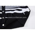 Women's Knitted Jacquard Button Down Cardigan